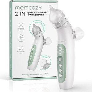 Momcozy Dual-Function White and Green Nasal Aspirator